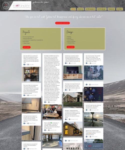 Bart design home webdesign projecten